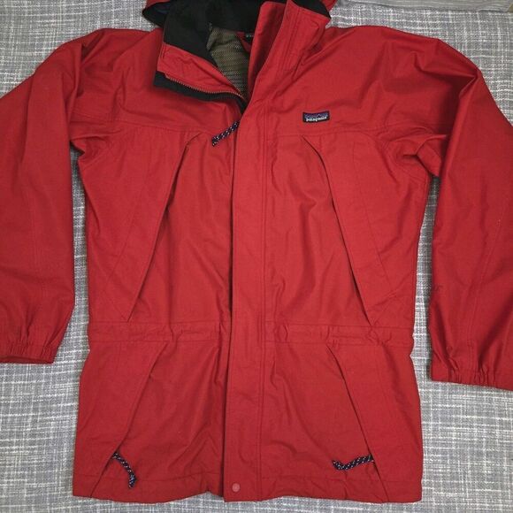 Patagonia Storm Jacket Gore-Tex Multi-Season Shell Hood Red Men's S SEE DESC - Picture 16 of 16